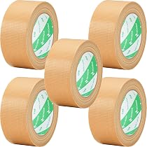 Amazon.co.jp: ニチバン 布粘着テープ No.121N 50mm×25m 5巻 黄土 121N